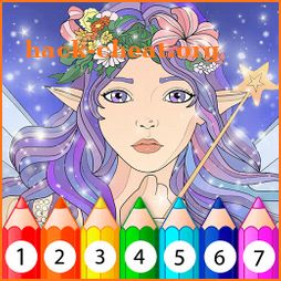 Fantasy Coloring by Numbers icon
