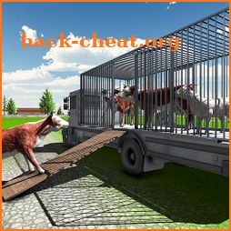 Farm Animals Transport Truck 3D icon