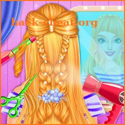 Fashion Braided Hair Salon Stylist - Girls Games icon