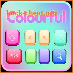 Fashion Color Keyboard icon