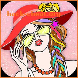 Fashion Girls Coloring Pages: Dress Up Salon icon