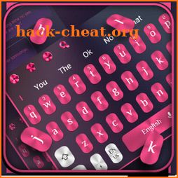 Fashion Pink Metal Keyboard icon