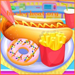 Fast food cooking games - pizza, burger, hot dog icon