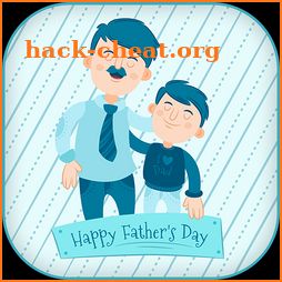 Fathers Day Greeting Card icon