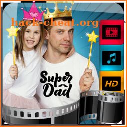 Fathers Day Photo Video Maker icon