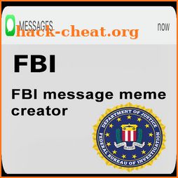 FBI message meme icon