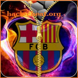 FC Barcelona zipper lock screen icon