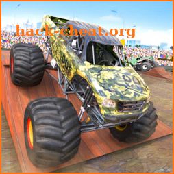 Fearless Army Monster Truck Derby Stunts icon