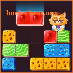 Feed Fat Cat: slide Block puzzle icon