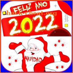 Feliz Navidad Feliz año nuevo 2022 Stickers icon