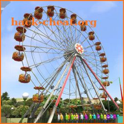 Ferris wheel - Funfair Amusement park icon