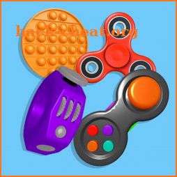 Fidget cubes anti stress and calming games icon