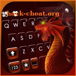Fierce Red Dragon Keyboard Background icon