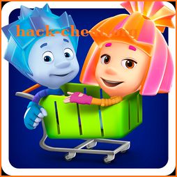 Fiksiki Supermarket Shopping Games for Kids icon