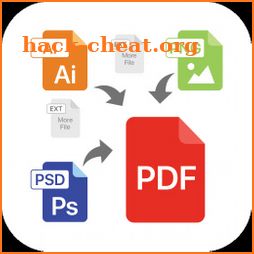 File to PDF Converter(Ai, PSD, EPS, PNG, BMP, Etc) icon
