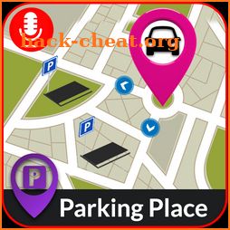 Find Car Parking Place: Voice Route Maps icon
