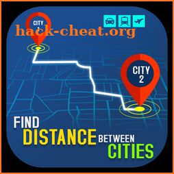 Find Distance Between Cities icon