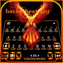 Fire Phoenix Keyboard Background icon