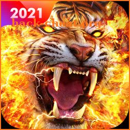 Fire Tiger Live Wallpaper Themes icon