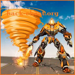 Fire Tornado Robot Transforming Game icon