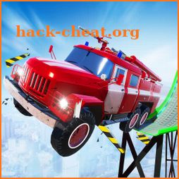 Fire Truck Transform Racing Mega Ramp Stunts Game icon