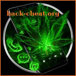 Fire Weed Rasta Launcher Theme Live HD Wallpapers icon