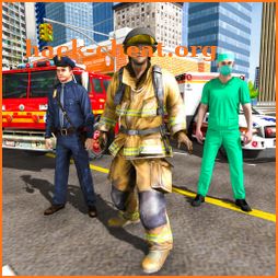 Firefighter 911 Emergency – Ambulance Rescue Game icon