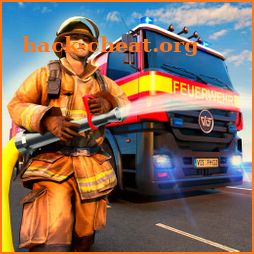 Firefighter Truck Rescue Drive Hero icon