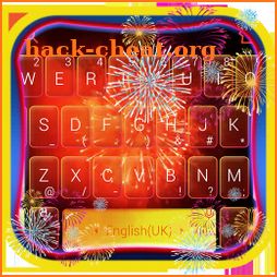 Fireworks 2019 New Year Keyboard icon