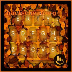 First Day of Autumn Maple leaves Keyboard Theme icon