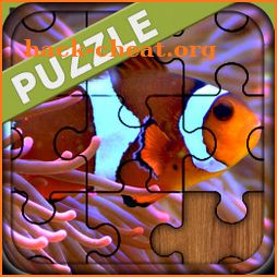 Fish jigsaw puzzles icon