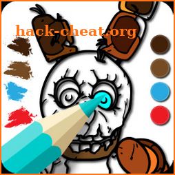 Five coloring nights 2020 icon