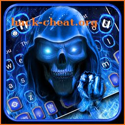Flaming Grim Reaper Keyboard Theme icon