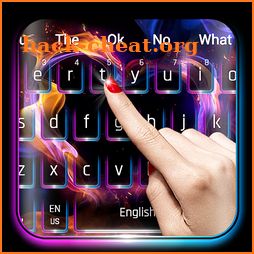 Flaming Love Keyboard icon