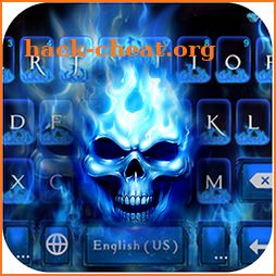 Flaming Skull Keyboard Theme icon