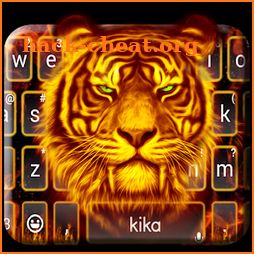 Flaming Tiger Keyboard Theme icon