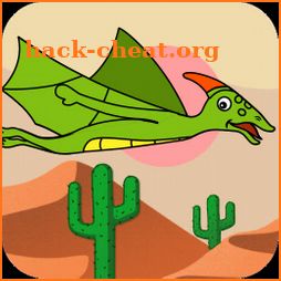 Flappy Dino- Dinosaur Games for kids free icon