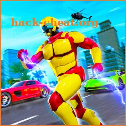 Flash Games Multi Speedster Superhero Lightning 3D icon