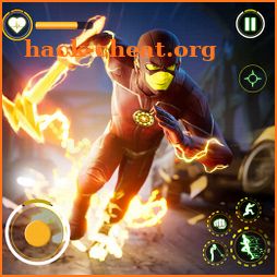 Flash Speed Hero Superhero 3d icon