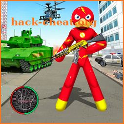 Flash Speed Stickman Hero Vegas Crime Simulator icon