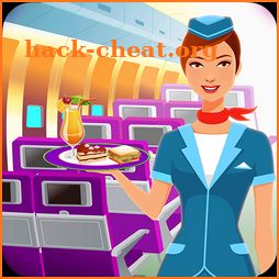 Flight Attendant Air Hostess - Cabin Crew Girl icon