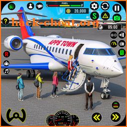 Flight Simulator Pilot Game 3D icon