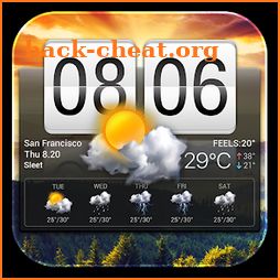 Flip Clock & Weather Widget icon