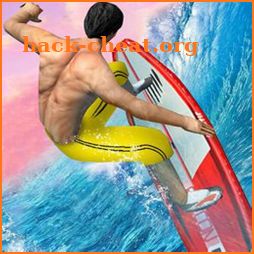 Flip Surfing : Diving Stunt Master Race icon