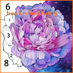 Flora Coloring: Color by Number Painting Game icon