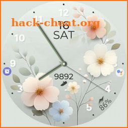 Floral Serenity Watch Face icon