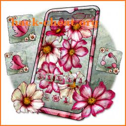 Flower Painting Theme Launcher icon