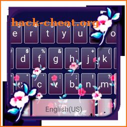 Flower Pattern Keyboard Theme icon