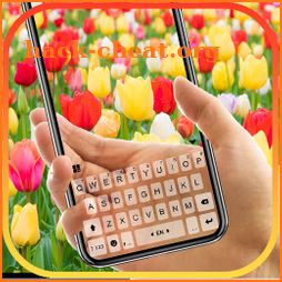 Flower Transparent Keyboard Background icon