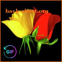 Flowers And Roses Animated Images Gif pictures 4K icon